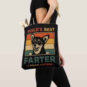 Bolso De Tela Mejor Farter del mundo me refiero a un padre graci