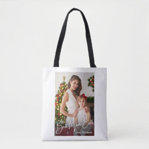 Bolso De Tela Mejor foto de mamá de Personalizado