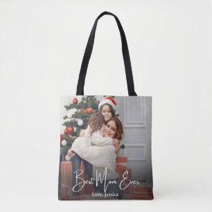Bolso De Tela Mejor foto personalizada de mamá de todos los tiem