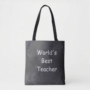 Bolso De Tela Mejor idea de regalo de diseño de pizarra para pro