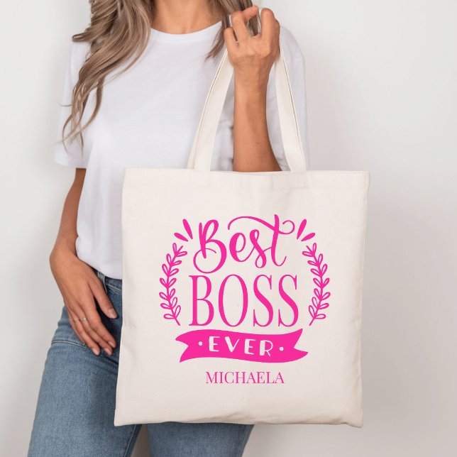 Bolso De Tela Mejor Jefe de la Guerra Personalizada (Subido por el creador)