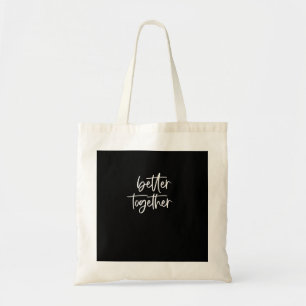 Bolso De Tela Mejor Juntos Ropa a Juego para Parejas con Estilo