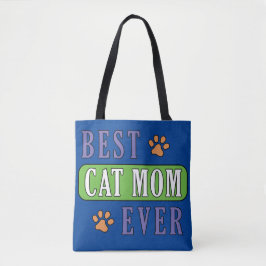 Bolso De Tela Mejor Madre De Gato