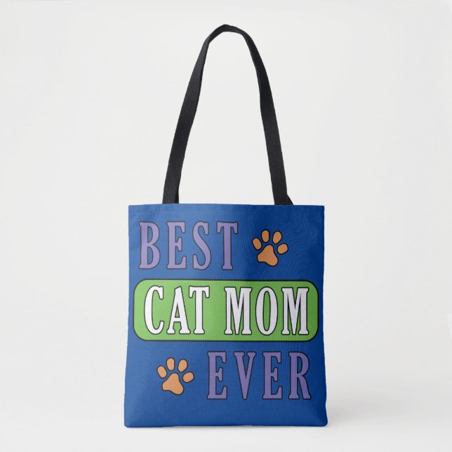 Bolso De Tela Mejor Madre De Gato (Anverso)