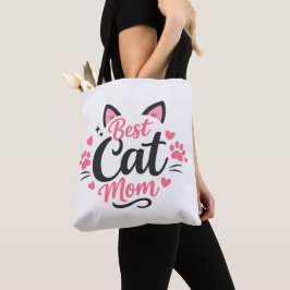 Bolso De Tela Mejor Mamá de Gato
