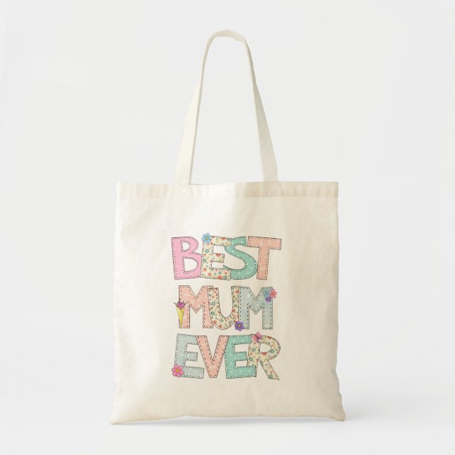 Bolso De Tela Mejor Mamá de la historia (Frente)
