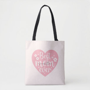 Bolso De Tela Mejor Mamá de la Historia - Corazón