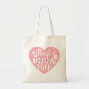 Bolso De Tela Mejor Mamá de la Historia - Corazón
