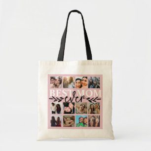Bolso De Tela Mejor Mamá Moderna De Rubor Rosa
