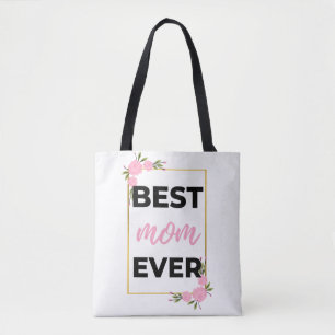 Bolso De Tela Mejor Mamá Nunca Negra