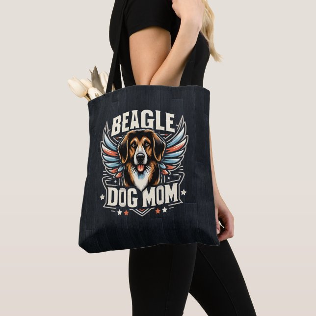 Bolso De Tela Mejor Mamá Perro Beagle - Regalo de Perro Beagle (Detalle)