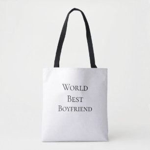 Bolso De Tela Mejor marido novio del mundo hombre día de San Val