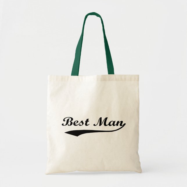 Bolso De Tela Mejor negro chapoteante deportivo del hombre (Frente)