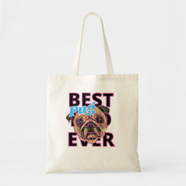 Bolso De Tela Mejor Papá Pug