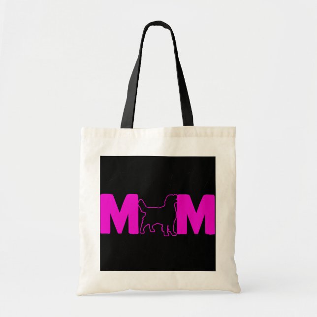 Bolso De Tela Mejor Perro Mamá Labrador Perro Tee Mascota Amor M (Frente)