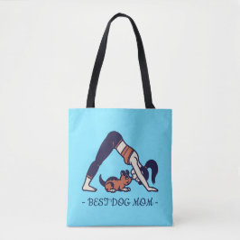 BOLSO DE TELA MEJOR PERRO MOM YOGA