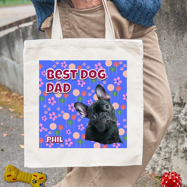 Bolso De Tela Mejor Perro Personalizado Papá - Foto Mascota del  (Subido por el creador)
