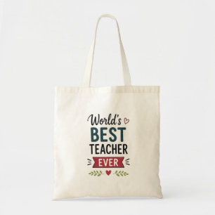 Bolso De Tela Mejor Profesor del Mundo 