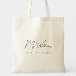 Bolso De Tela Mejor Profesor minimalista de la Historia