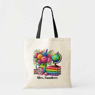Bolso De Tela Mejor profesor que nunca añada nombre