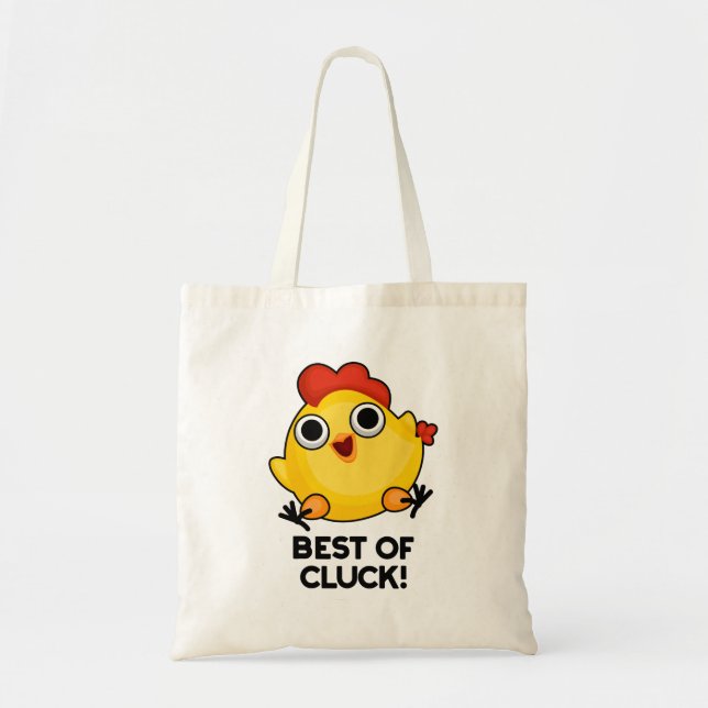 Bolso De Tela Mejor Pun De Pollo Gracioso (Frente)