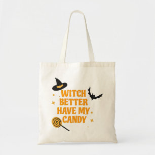 Bolso De Tela Mejor Que La Bruja Tenga Mi Candy Halloween