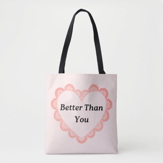 Bolso De Tela Mejor que tú (Anverso)