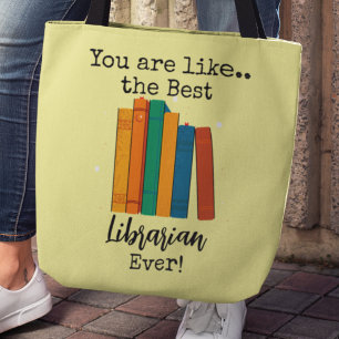 Bolso De Tela Mejor regalo bibliotecario de todos los tiempos