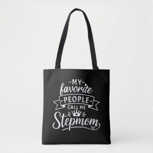 Bolso De Tela Mejor regalo de madrastra de familia mezclada lind