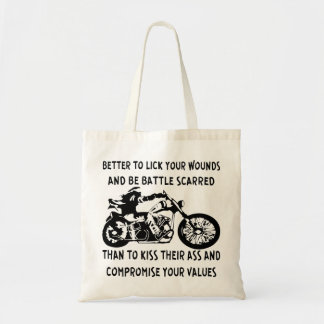 Bolso De Tela Mejor Ser Asustado Que Besar Su Azz
