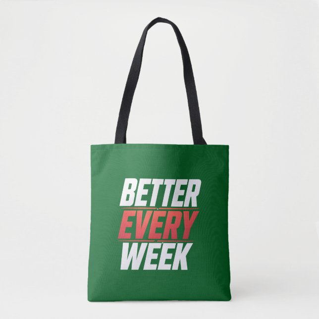 BOLSO DE TELA MEJORANDO CADA SEMANA (Anverso)