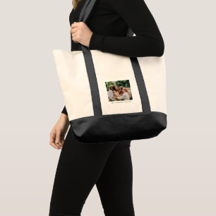 Bolso De Tela Mejores Amigas Por Siempre Foto Personalizada