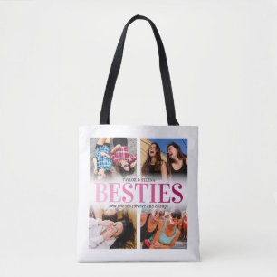 Bolso De Tela Mejores amigos 4x Photo Besties
