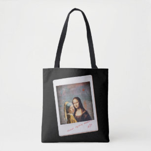 Bolso De Tela Mejores Amigos, Mona Lisa - Da Vinci