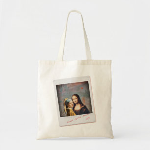 Bolso De Tela Mejores Amigos, Mona Lisa - Da Vinci