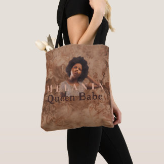 Bolso De Tela Melanin Orgullo fuerte Chica negro Reina