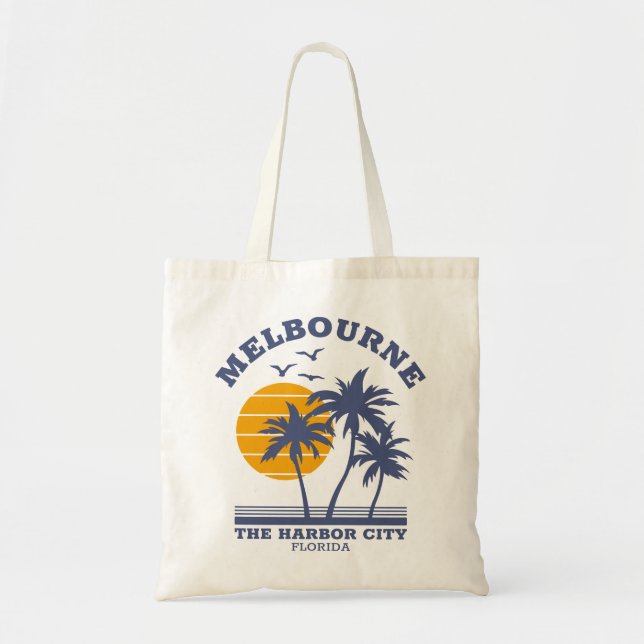 Bolso De Tela Melbourne Florida Ciudad del Puerto (Frente)