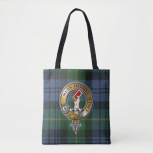 Bolso De Tela Meldrum Tartan & Badge