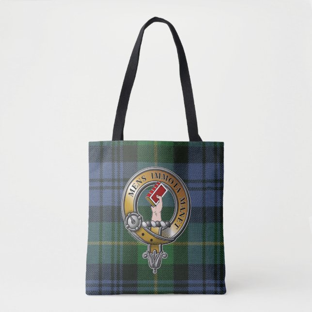 Bolso De Tela Meldrum Tartan & Badge (Anverso)