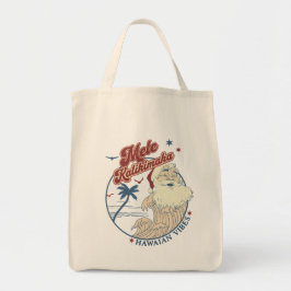 Bolso De Tela Mele Kalikimaka Feliz Navidad al estilo hawaiano