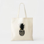 Bolso De Tela Mele Kalikimaka Pineapple Christmas Reusable<br><div class="desc">Mele Kalikimaka Pineapple Christmas Reusable Tote</div>