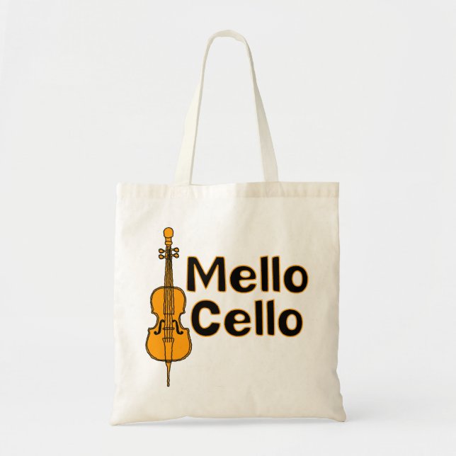 Bolso De Tela Mellow Cello (Frente)