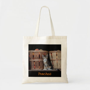 Bolso De Tela Melocotón