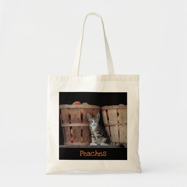 Bolso De Tela Melocotón (Frente)