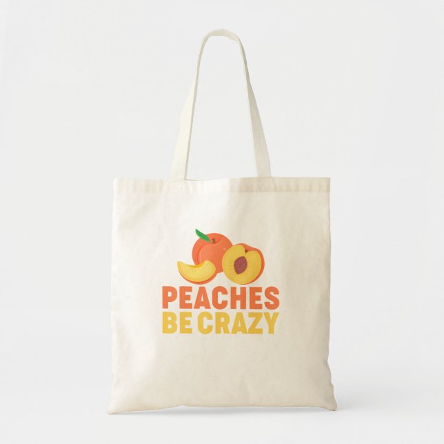Bolso De Tela Melocotón Peach Fruit Georgia Iced Tea (Frente)