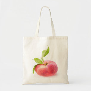 Bolso De Tela Melocotón plano