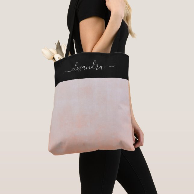 Bolso De Tela Melocotón Rústico elegante personalizado (Detalle)