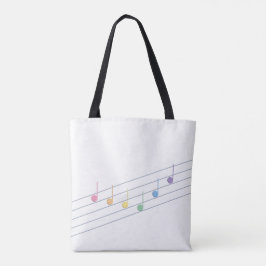 Bolso De Tela Melodía de primavera (lineal)