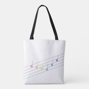 Bolso De Tela Melodía de primavera (lineal)