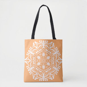 Bolso De Tela Melon Mandala